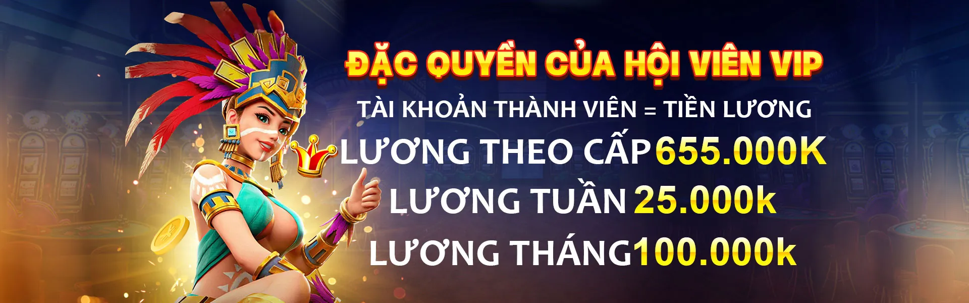 Bàn Baccarat sang trọng tại Vuaclub Nổ Hũ