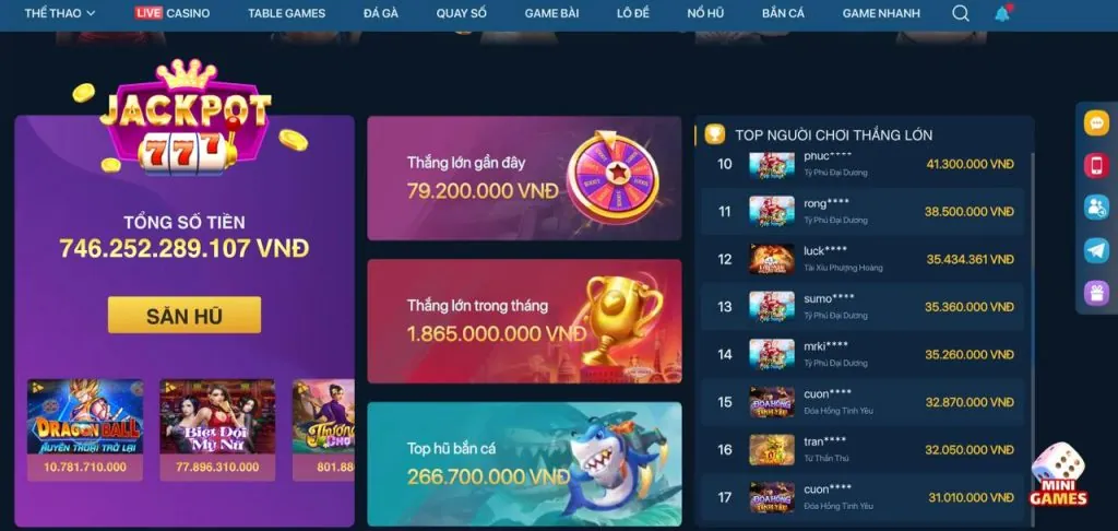 Hình ảnh đa dạng các môn thể thao tại vuaclub nổ hũ
